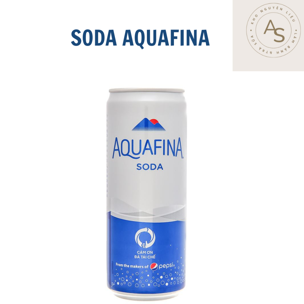 NƯỚC CÓ GA SODA AQUAFINA THÙNG 24 LON