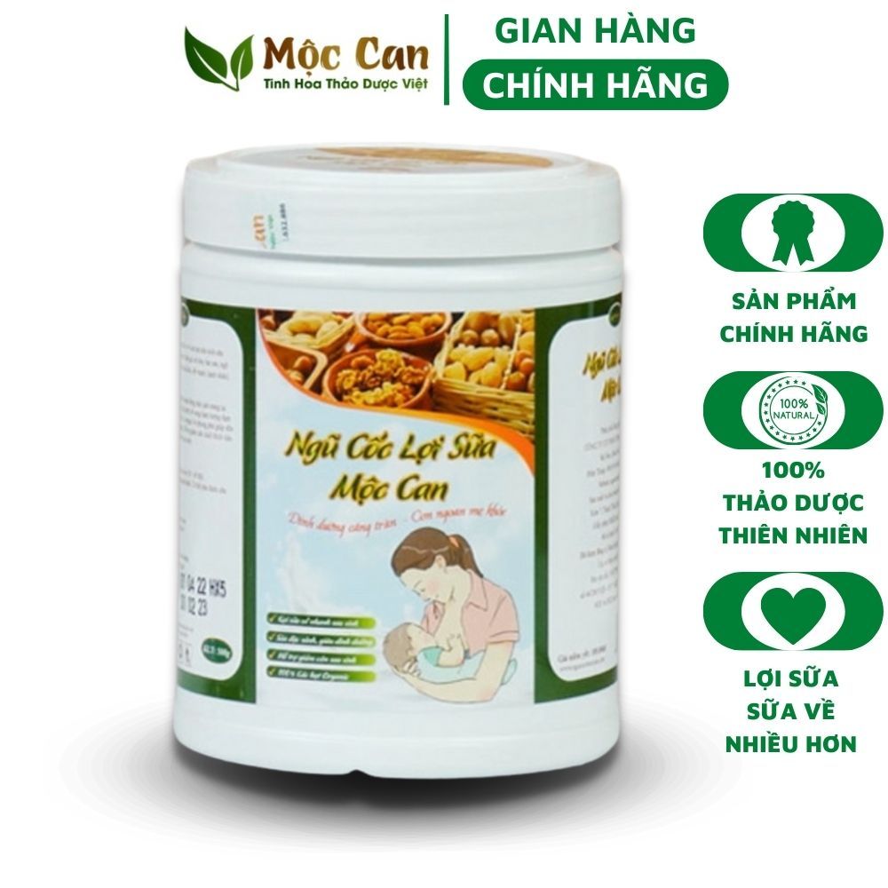 Ngũ Cốc Lợi Sữa Mộc Can, Ngũ Cốc Dinh Dưỡng Lợi Sữa Cao Cấp, Kích Sữa Về Nhanh, Về Nhiều Bổ Sung Dinh Dưỡng Cho Mẹ Và Bé