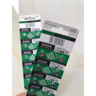 Combo 5 vỉ pin  SR621SW LR621 621 AG1 G1 Alkaline 1.55V