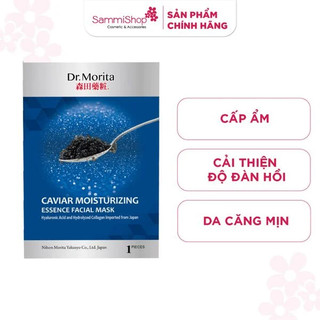Dr.Morita Mặt nạ giấy Caviar Moisturizing Essence Facial Mask 28g/m