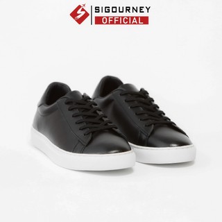 Giày thể thao unisex da bò màu đen SIGOURNEY giày sneaker nam TT002 bảo hành 18 tháng