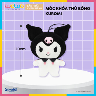  Móc khoá Gấu bông Kuromi 10cm Móc khoá Xe máy Túi Xách Balo Xinh - Chính hãng từ WOWO by TAGGER 