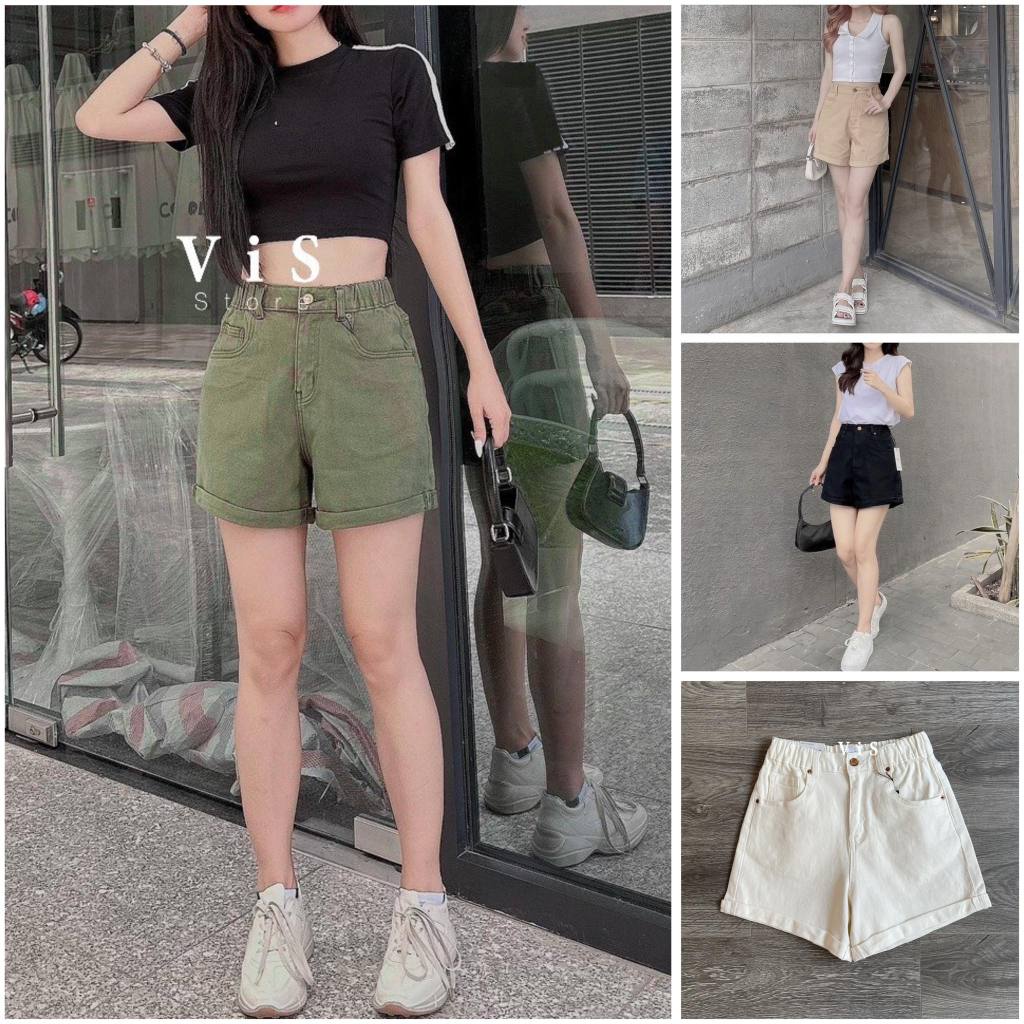 Quần short jean nữ ngắn
