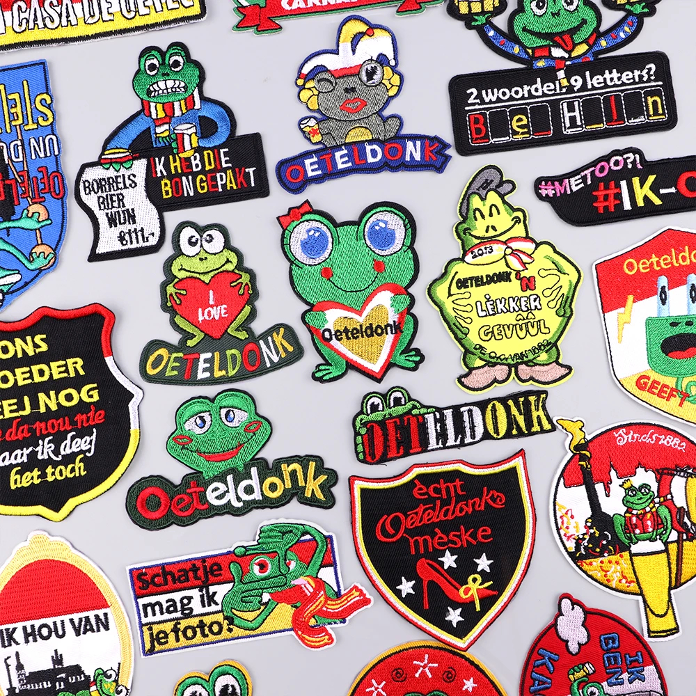 STICKER PATCHES THÊU LOGO CHÚ ẾCH SIÊU CUTE N73