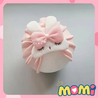 Mũ turban cotton hình gấu , hoa, nơ, thỏ cho bé gái sơ sinh, băng đô che thóp vải MOMIBABYVN