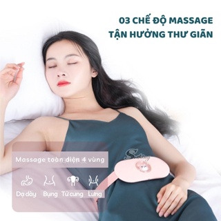 Máy Massage Bụng M28 Chườm Ấm Giảm Đau Bụng Kinh Có Hộp Quà Tặng