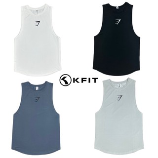 Áo tanktop thể thao tập gym nam, logo in nhiệt