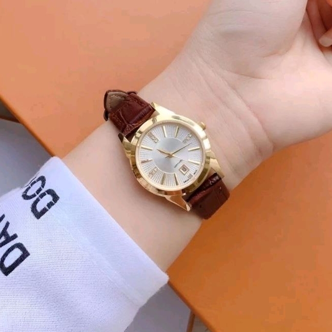 Đồng Hồ Omga Dây Da Có Lịch