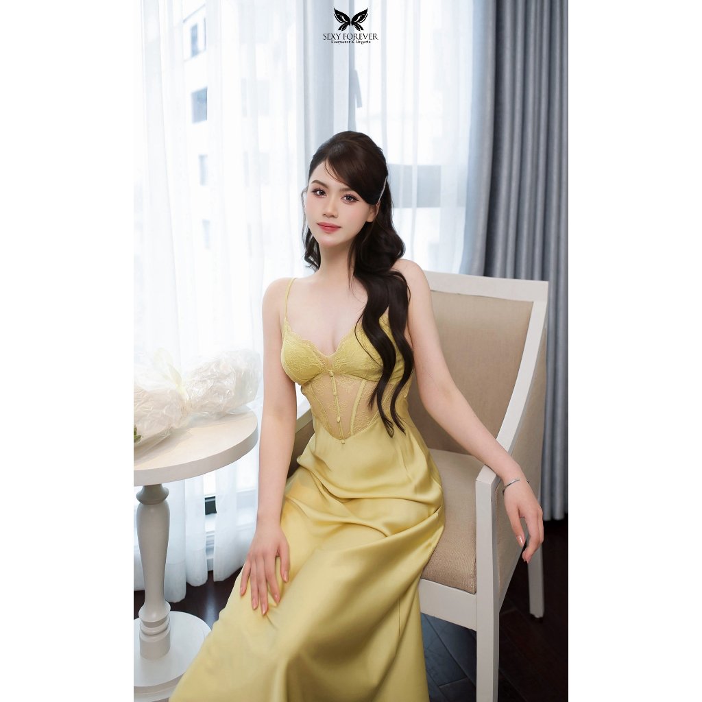Sexy Forever Đầm Ngủ Thiết Kế Dáng Dài Sang Trọng Darling