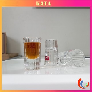  Ly Uống Rượu Mạnh Thủy Tinh Nhỏ Đẹp Đế Dày Bộ 12 Chiếc Deli Y6005 Dung Tích 20ml 