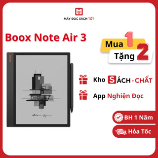 Máy đọc sách BOOX Note Air 3 (Tặng kèm kho Sách Chất, ứng dụng Nghiện Đọc)