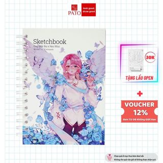  Sổ Vẽ Không Kị Tẩy - Sổ Phác Thảo The Wings - Sketchbook A5 190gsm Gọn Nhẹ Tặng Kèm Sổ Biểu Cảm