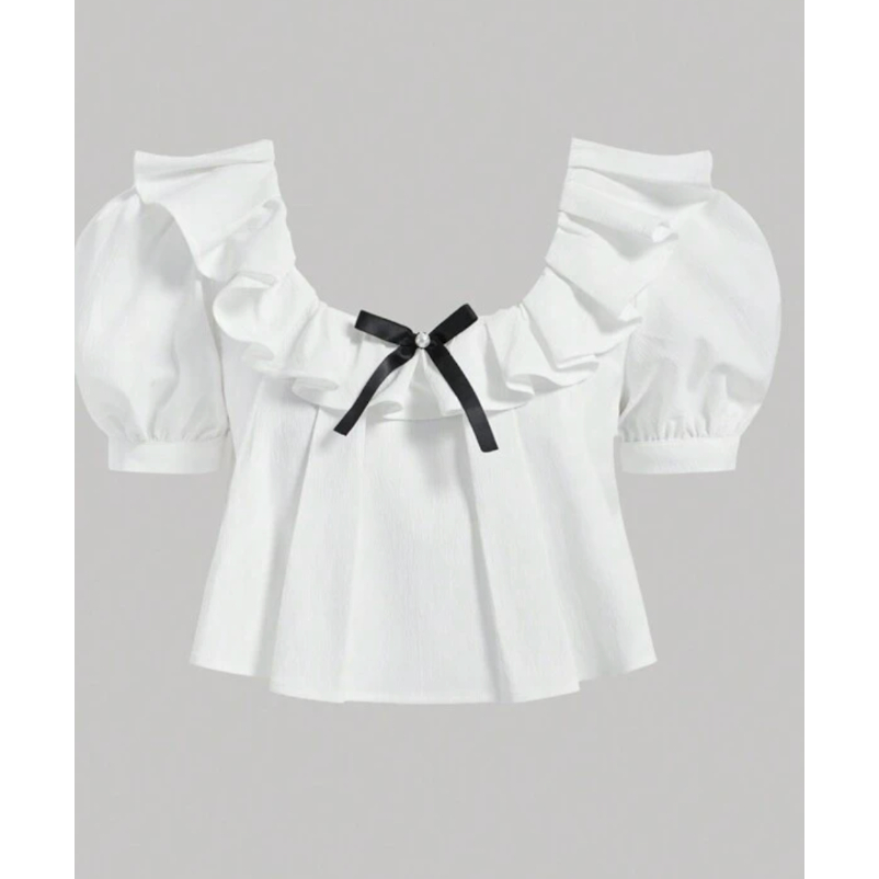 (SẴN HOẢ TỐC) JUCIE TOP (WHITE)