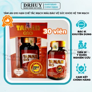 EUS TAMAN Q10 DRHUY Giúp tăng cường sức khỏe tim mạch, cải thiện tuần hoàn mạch vành, đau thắt ngực