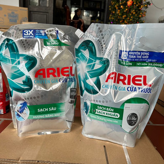 Nước giặt Ariel chuyên cửa trên/ cửa trước Sạch bẩn sạch khuẩn hương Downy Nắng Sớm 3.2-3.5kg