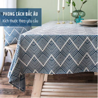 Khăn trải bàn, trải bàn ăn, khăn trải bàn decor, phong cách bắc âu latvia