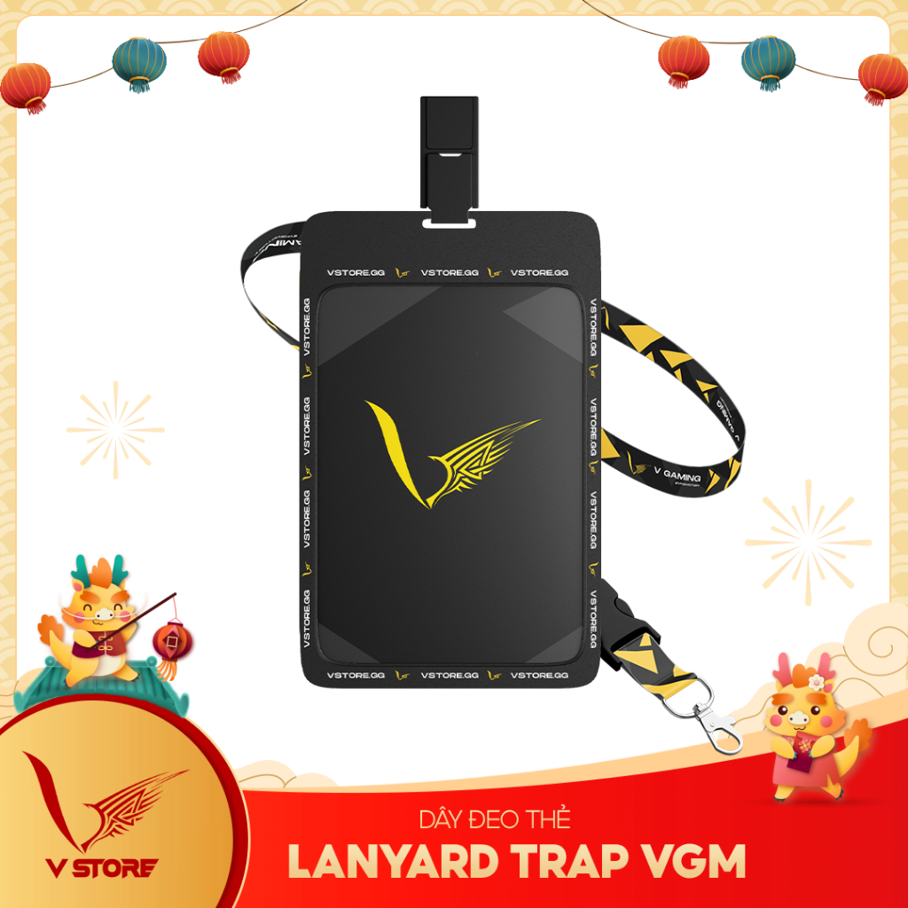 Dây đeo thẻ lanyard Dây strap V Gaming