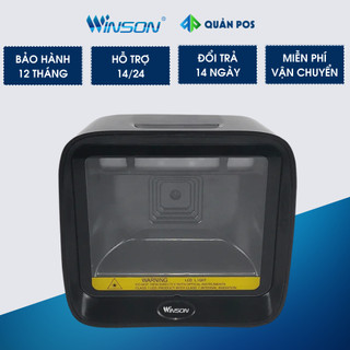 Máy quét mã vạch để bàn đa tia Winson Wai 6780 siêu nhạy, tiết diện quét lơn, BH 12 tháng