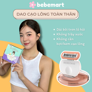 Bộ Dao Cạo Lông Toàn Thân Và 2 Đầu Lưỡi Lô Hội Không Cần Kem Bọt BEBECHIC
