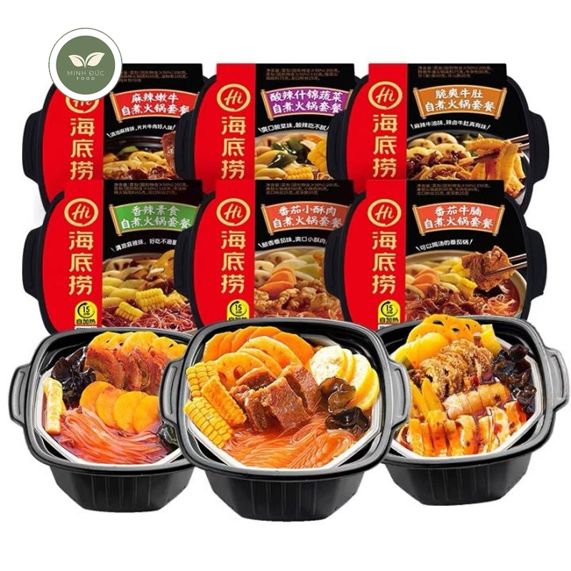 Lẩu Tự Sôi Haidilao Thơm Ngon Tiện Lợi, Cơm Tự Sôi Hương Vị Trùng Khánh Minh Đức Foods