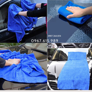 Khăn lau oto KHỔ LỚN mềm mịn, thấm hút tốt