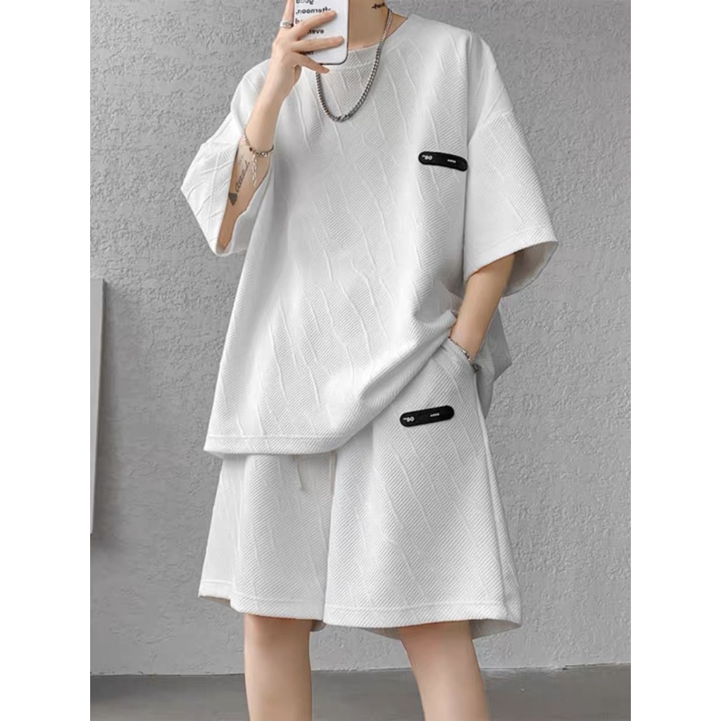 bộ quần áo thun nam hè chất liệu xốp thể thao thoáng mát JULIDO