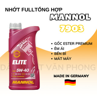 Nhớt Mannol Elite 7903 5W40 - made in EU, fully synthetic, ester