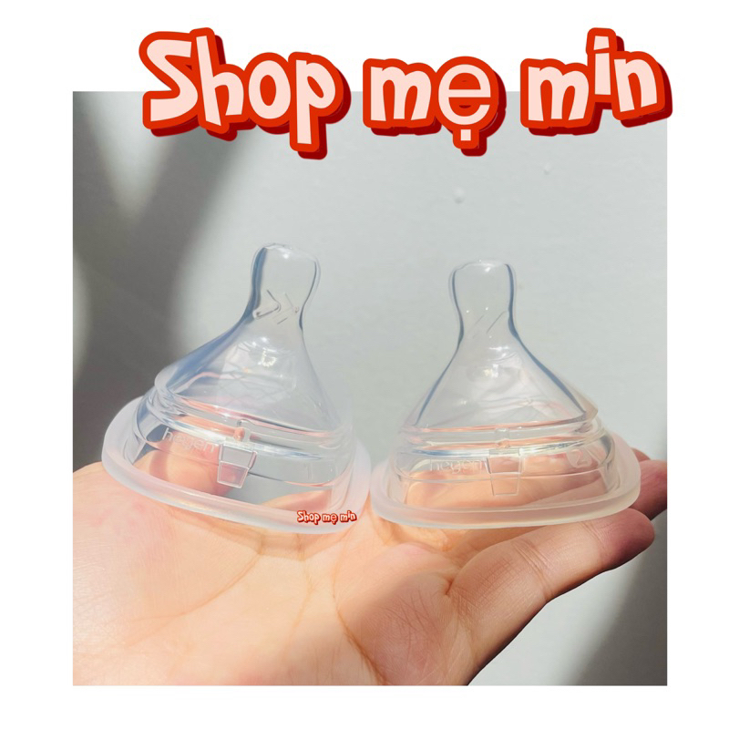(Thanh lý núm mới lẻ) Núm ti hegen - Núm ti bình sữa hegen chính hãng size 0/1/2/3 và y cut