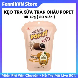 Kẹo trà sữa trân châu popit 72g