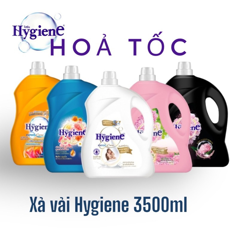 ( Hoả Tốc ) Nước xả vải Hygiene Màu Đen Thái Lan đậm đặc can 3.3 lít