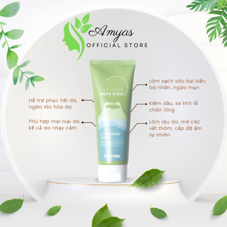 Sữa Rửa Mặt Chiết Xuất Rau Má Đảo Jeju Pretty Skin The Pure Jeju Cica Cleansing Foam 150ml