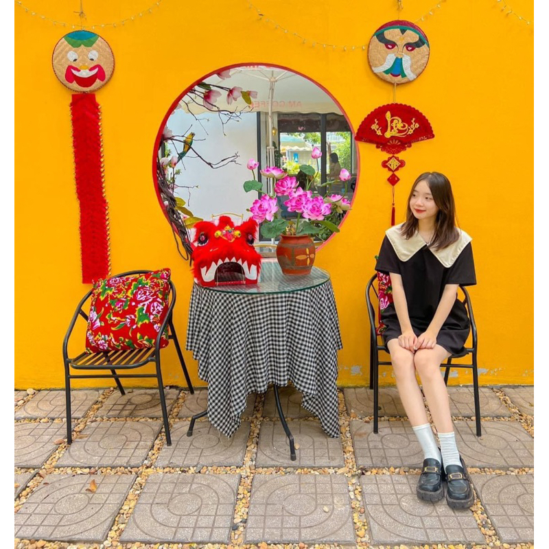 Giày nữ oxford loafer đế cai răng cưa giày khuy ngang