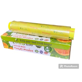 Màng bọc thực phẩm có đẩy đủ hộp dao cắt khổ rộng 30cm