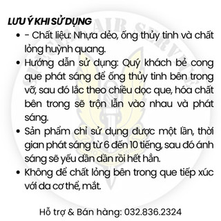 Glow Stick, Que Phát Sáng Chiến Thuật EDC