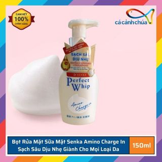 Bọt rửa mặt Senka Amino Charge In dịu nhẹ giành cho mọi loại da kể cả da nhạy cảm 150ml - Nhật Bản
