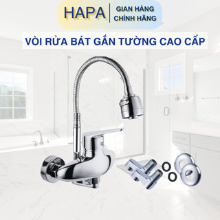 Vòi rửa bát nóng lạnh vòi rửa chén đồng mạ crom cao cấp hapa