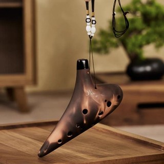Kèn Ocarina 12 lỗ AC hun khói | Nhẹ thổi, âm thanh ấm áp, lỗ bấm thiết kế 45 độ công thái học | Chuẩn âm khớp beat