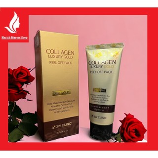 [Auth-giá sỉ] Mặt nạ vàng 24k collagen luxury gold 3w clinic chống lão hóa, se khít LCL hàn quốc