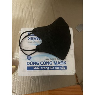 thùng DC 100 chiếc khẩu trang 5D ( màu đen)