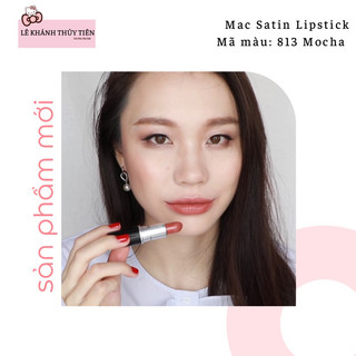 Son mac satin lipstick - màu 813 mocha