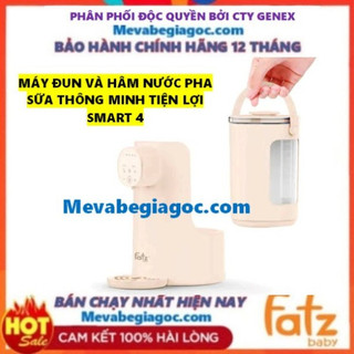 MÁY ĐUN VÀ HÂM NƯỚC PHA SỮA THÔNG MINH FATZBABY FATZ SMART 3, SMART 4 - FB3819HB - Không BPA, An toàn cho Mẹ và Bé