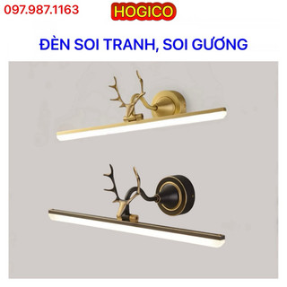 Đèn led soi tranh, soi gương dạng hươu