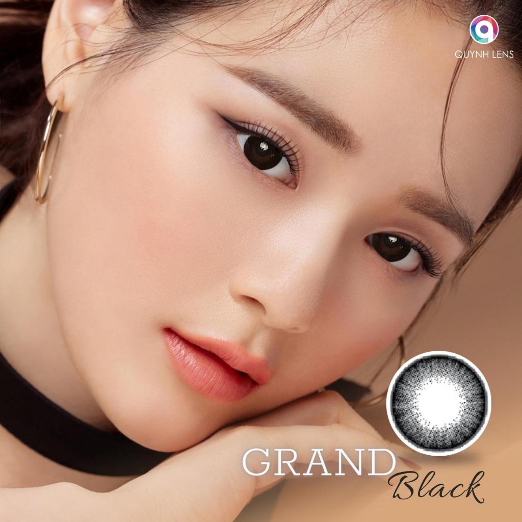 Kính áp tròng QUYNH LENS Grand Black 0 độ