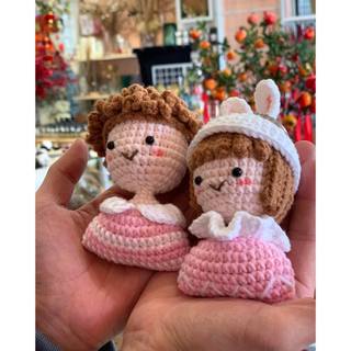 Móc khóa cặp đôi DIY handmade
