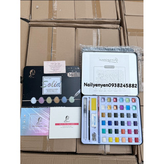set 36 màu nhũ nước SOLID