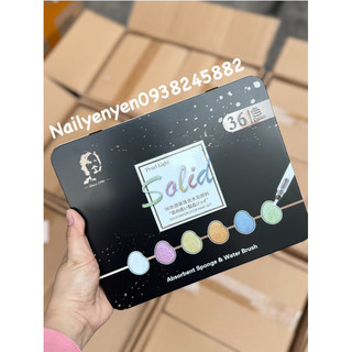 set 36 màu nhũ nước SOLID