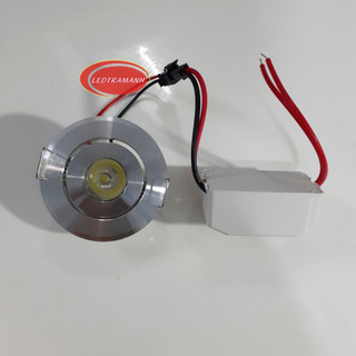 Đèn led âm trần âm tủ cầu thang 1w khoét lỗ 45mm mắt ếch