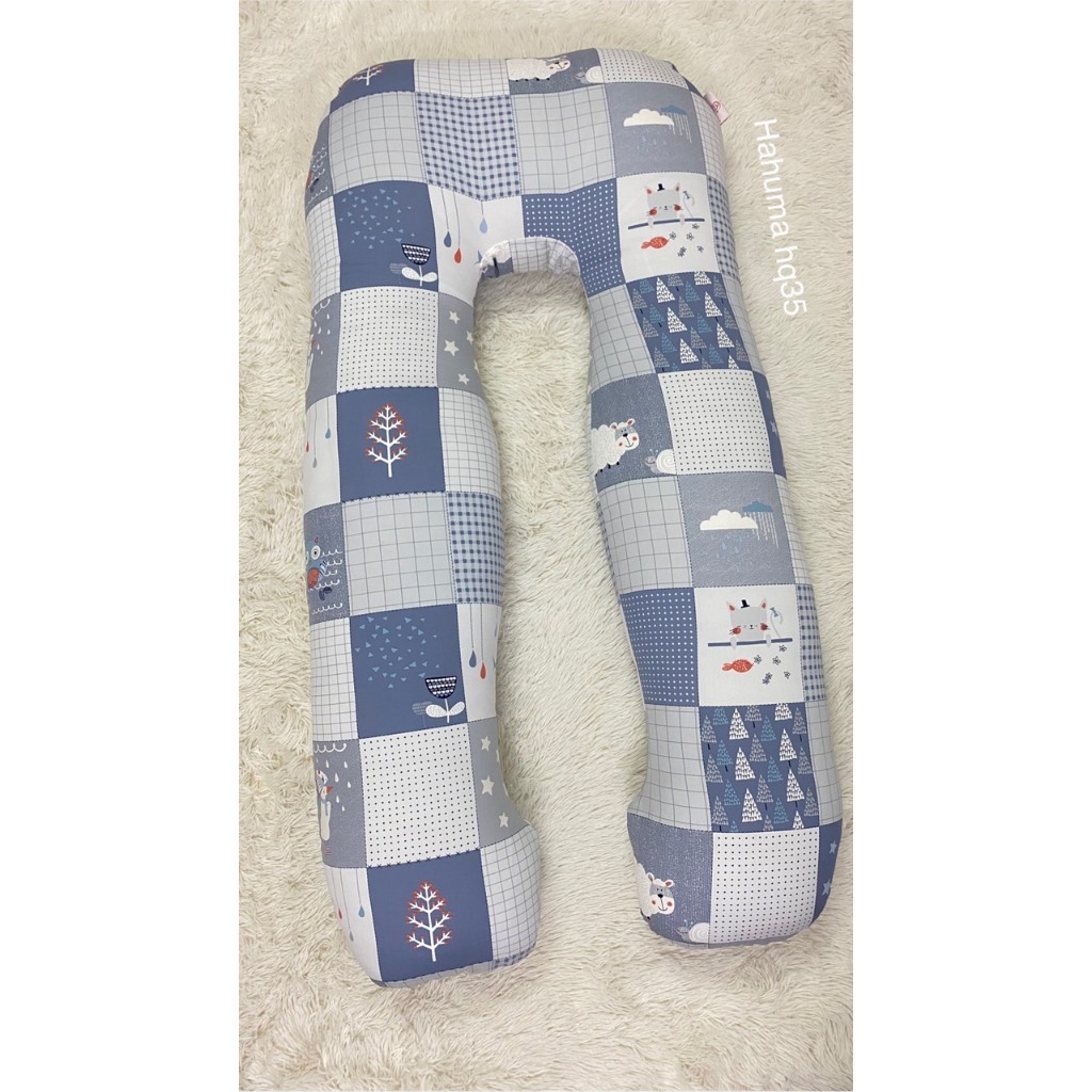 Gối ôm bà bầu chữ u dài 145x75cm êm ái vô cùng
