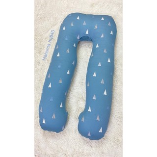 Gối bà bầu vải cotton hàn quốc hahuma hq840 sang trọng