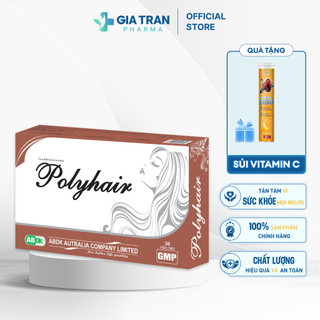Viên uống Polyhair Hỗ trợ kích thích mọc tóc, giảm nguy cơ rụng tóc, hói đầu